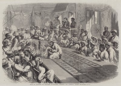Wyprzedaż w Kalkucie cennych prezentów rządowych i klejnotów Lucknow autorstwa Thomas Harrington Wilson
