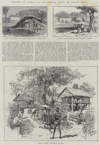 Szkice w Birmie autorstwa Thomas Harrington Wilson