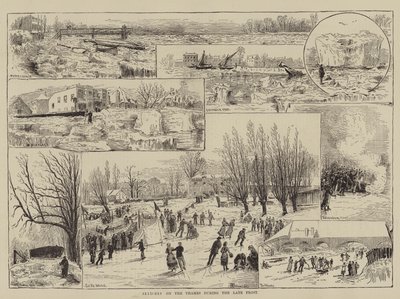 Szkice nad Tamizą podczas Późnych Przymrozków autorstwa Thomas Harrington Wilson