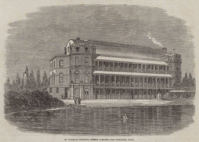 Szpital św. Tomasza, Surrey Gardens autorstwa Thomas Harrington Wilson