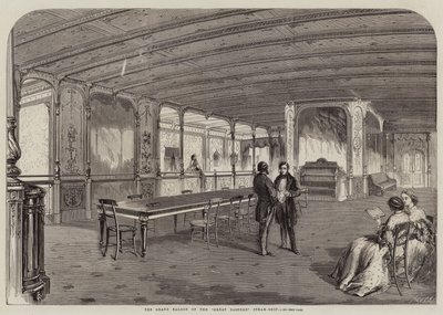 Wielki Salon Wielkiego wschodniego parowca autorstwa Thomas Harrington Wilson