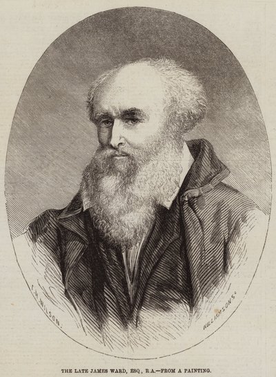 Późny James Ward, Esquire, RA autorstwa Thomas Harrington Wilson