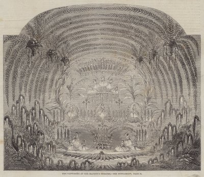 Pantomima w Teatrze Jej Królewskiej Mości autorstwa Thomas Harrington Wilson