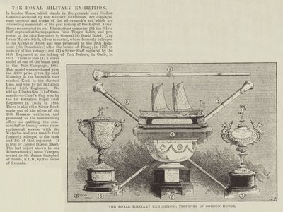 Królewska Wystawa Wojskowa, Trofea w Domu Gordona autorstwa Thomas Harrington Wilson