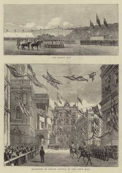 Królewska wizyta w Liverpoolu autorstwa Thomas Harrington Wilson