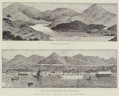 Zaopatrzenie Hong-Kongu w wodę autorstwa Thomas Harrington Wilson