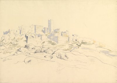 Akropol z Areopagu, Ateny, 24 kwietnia 1846 r. autorstwa Thomas Hartley Cromek
