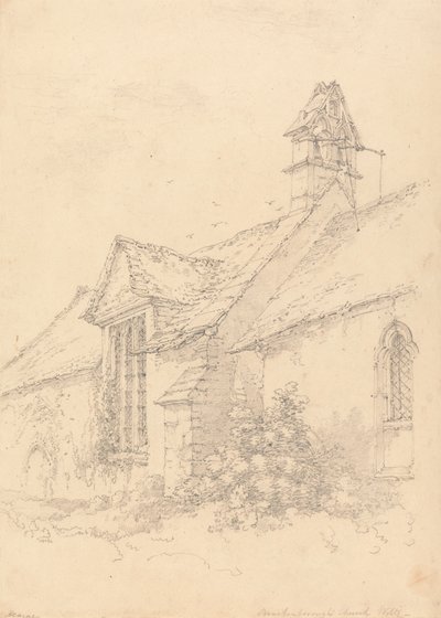 Kościół Brackenborough, Wiltshire autorstwa Thomas Hearne