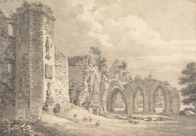 Ruiny College of Lincluden, niedaleko Dumfries autorstwa Thomas Hearne