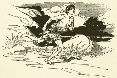 Wiadomości z Maratonu (grawerunek) autorstwa Thomas Heath Robinson