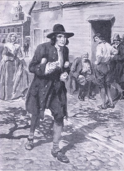 Wejście do miasta miłości Brotherley, ilustracja z "Cassell