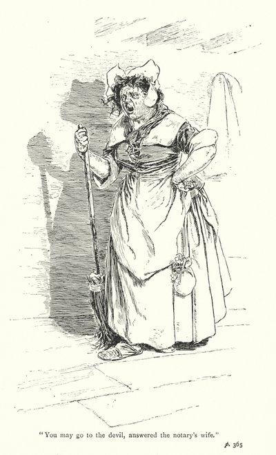 Ilustracja do Podróży sentymentalnej Laurence