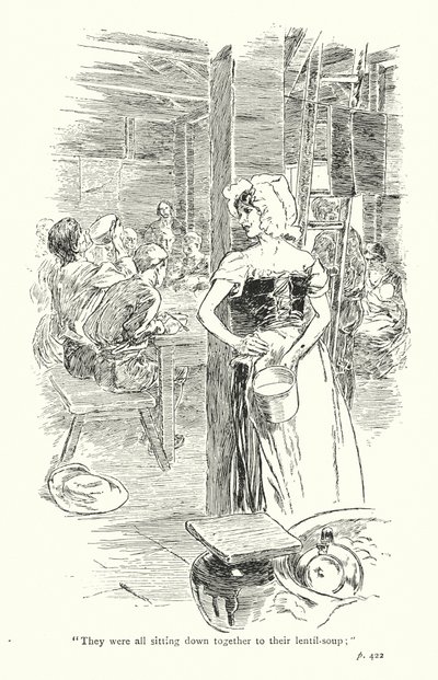 Ilustracja do Podróży sentymentalnej Laurence