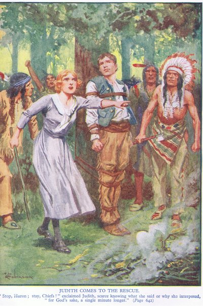 Judith przybywa na ratunek (kolorowa litografia) autorstwa Thomas Heath Robinson