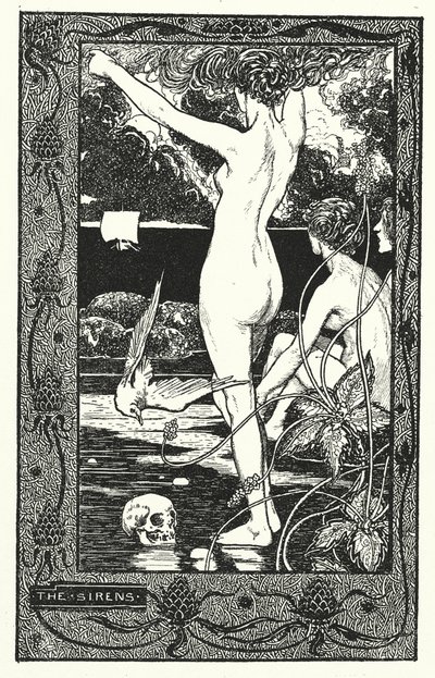 Syreny (litografia) autorstwa Thomas Heath Robinson
