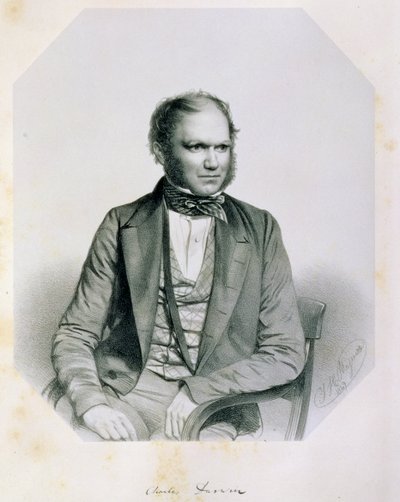 Karol Robert Darwin (1809-82) 1849 autorstwa Thomas Herbert Maguire