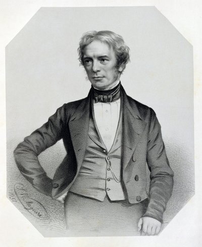 Michael Faraday (1791-1867) 1851 autorstwa Thomas Herbert Maguire