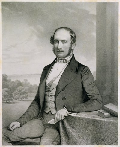Książę Albert (1819-61), z „Portrety honorowych członków Muzeum Ipswich”, wyd. George Ransome, 1851 (litografia) autorstwa Thomas Herbert Maguire