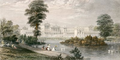 Pałac Buckingham, Westminster, Londyn, 1835 autorstwa Thomas Higham