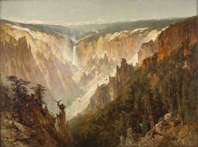 Wielki Kanion Yellowstone, ok.1884 autorstwa Thomas Hill