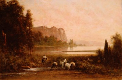 Traperzy w górach Yosemite, 1899 autorstwa Thomas Hill