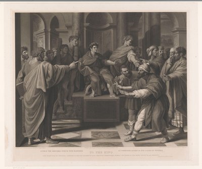 Elimas oślepiony przez Pawła Elymas czarownik dotknięty ślepotą (tytuł na przedmiocie) Grafiki wg Rafaela (tytuł serii) Kreskówki Rafaela (tytuł serii) autorstwa Thomas Holloway