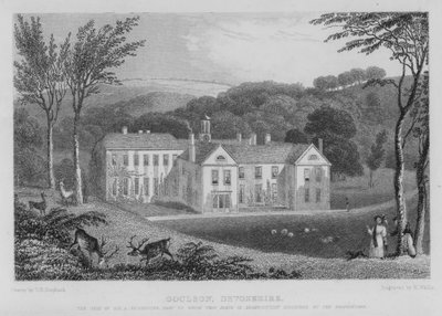 Goulson, Devonshire (grawerowanie) autorstwa Thomas Hosmer (after) Shepherd