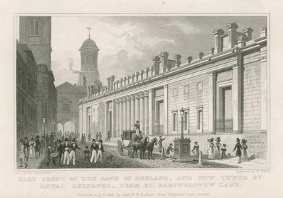 Bank of England, fronty Sir Johna Soane