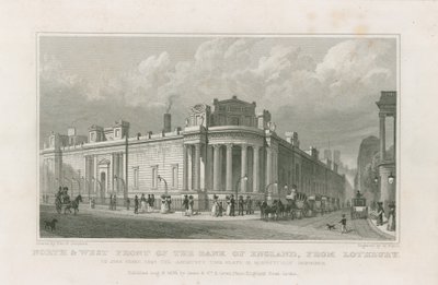 Bank of England, fronty Sir Johna Soane