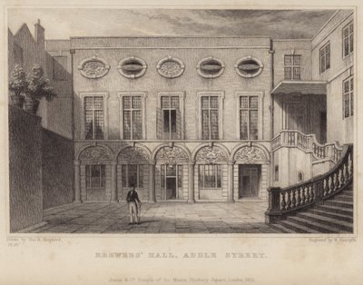 Hala Piwowarów na Addle Street autorstwa Thomas Hosmer Shepherd