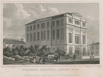 Budynki w Highfield przy Camden Road autorstwa Thomas Hosmer Shepherd