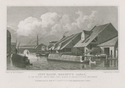 Basen Miejski na Kanale Regenta. autorstwa Thomas Hosmer Shepherd