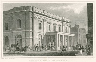 Teatr Drury Lane, Londyn autorstwa Thomas Hosmer Shepherd