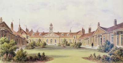 Szpital Emanuela, Pola Tothill, 1850 autorstwa Thomas Hosmer Shepherd