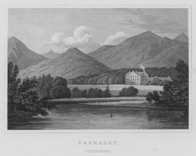 Faskally, Perthshire (grawerowanie) autorstwa Thomas Hosmer Shepherd