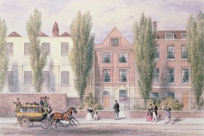 Dom Fishera, Lower Street, Islington (druk) autorstwa Thomas Hosmer Shepherd