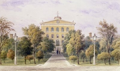 Dom gubernatora, nowe więzienie Tothill Fields, 1852 r. autorstwa Thomas Hosmer Shepherd