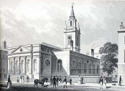 Ilustracja z pubu „Londyn i jego okolice w XIX wieku”. Jones und Co., 1827-1829 autorstwa Thomas Hosmer Shepherd