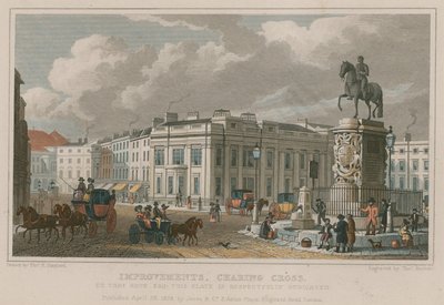 Ulepszenia, Charing Cross, Londyn autorstwa Thomas Hosmer Shepherd