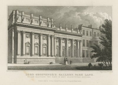 Galeria Lord Grosvenors na Park Lane autorstwa Thomas Hosmer Shepherd