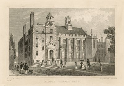 Sala Średniej Świątyni autorstwa Thomas Hosmer Shepherd