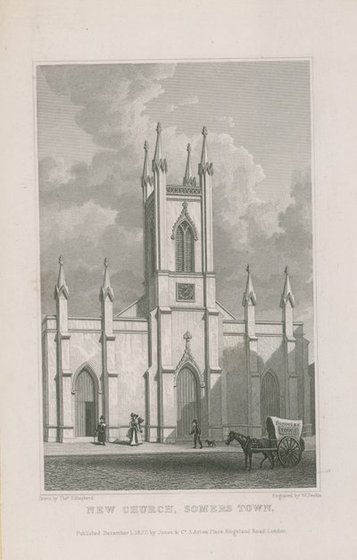 Nowy kościół w Somers Town autorstwa Thomas Hosmer Shepherd