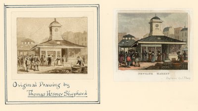 Rynek Newgate autorstwa Thomas Hosmer Shepherd