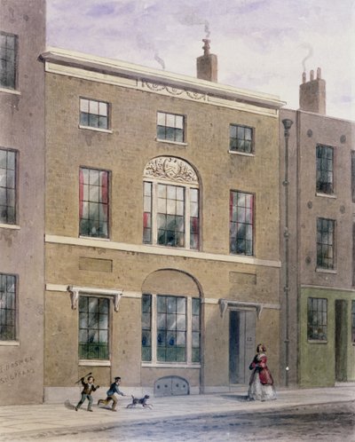Hala hydraulików przy Great Bush Lane, Cannon Street, 1851 autorstwa Thomas Hosmer Shepherd