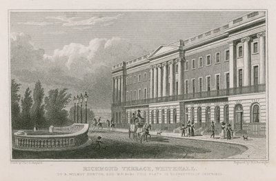 Taras Richmond w Whitehall autorstwa Thomas Hosmer Shepherd