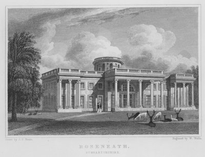 Roseneath, Dumbartonshire (grawerowanie) autorstwa Thomas Hosmer Shepherd