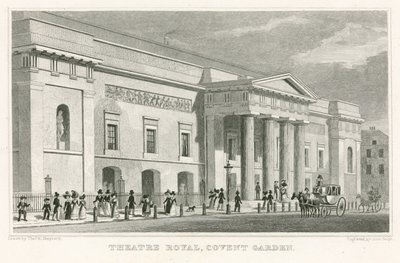 Teatr Królewski, Covent Garden; autorstwa Thomas Hosmer Shepherd