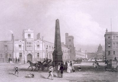 Szkoła dla Ubogich Niewidomych i Szpital Betlejemski, 1851-55. autorstwa Thomas Hosmer Shepherd