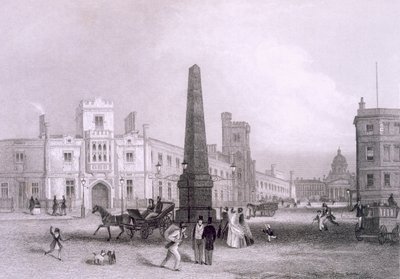 Szkoła dla Ubogich Niewidomych i Szpital Betlejemski, ok.1851-55 autorstwa Thomas Hosmer Shepherd
