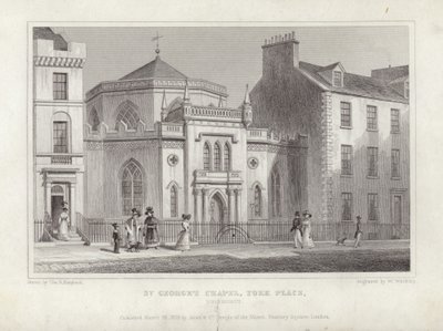 Kaplica św. Jerzego, York Place autorstwa Thomas Hosmer Shepherd